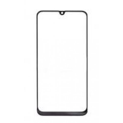 Outer Screen Glass Saderīgs ar Samsung A20 A205 2019 Melns HQ