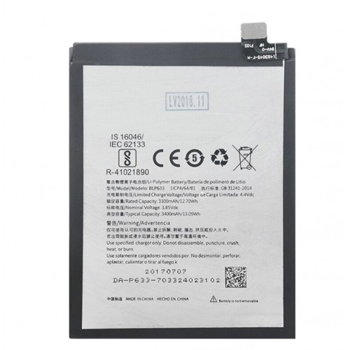 Baterija Saderīgs ar OnePlus 3 / 3T BLP633 3400mAh (Original IC)