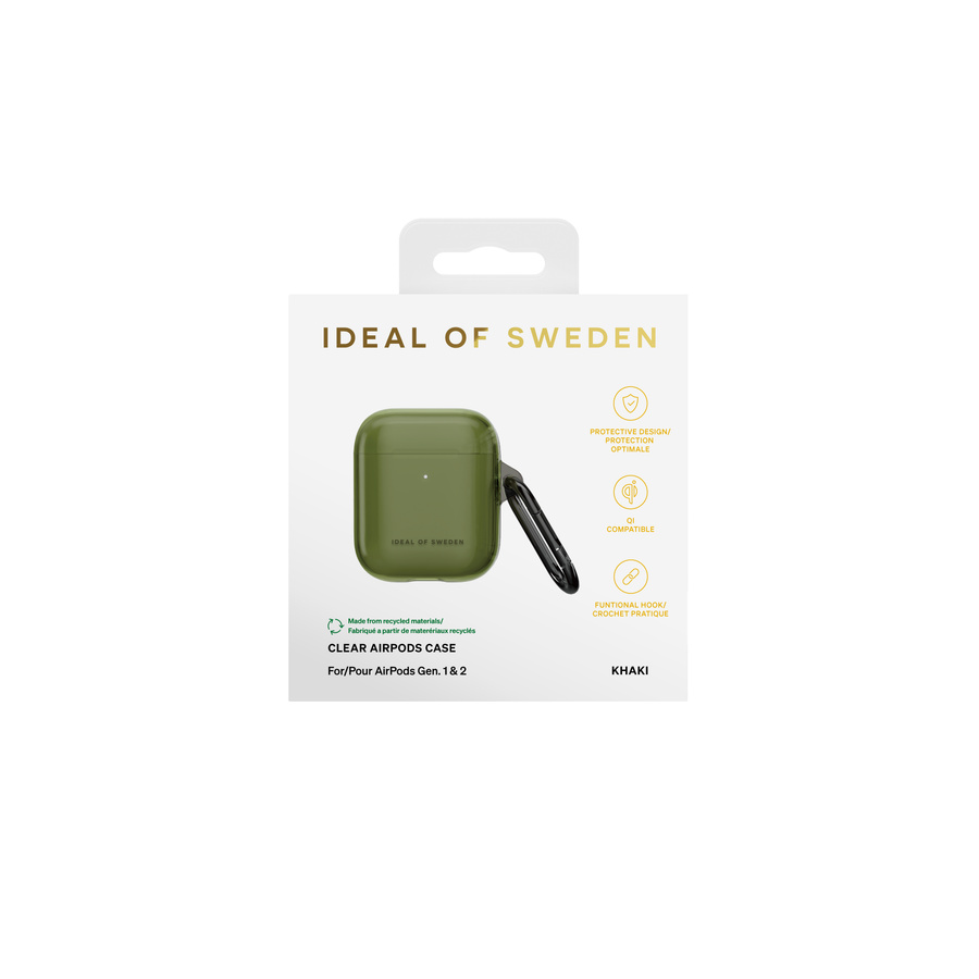 Ideal of Sweden AirPods Gen 1/2 maciņš haki