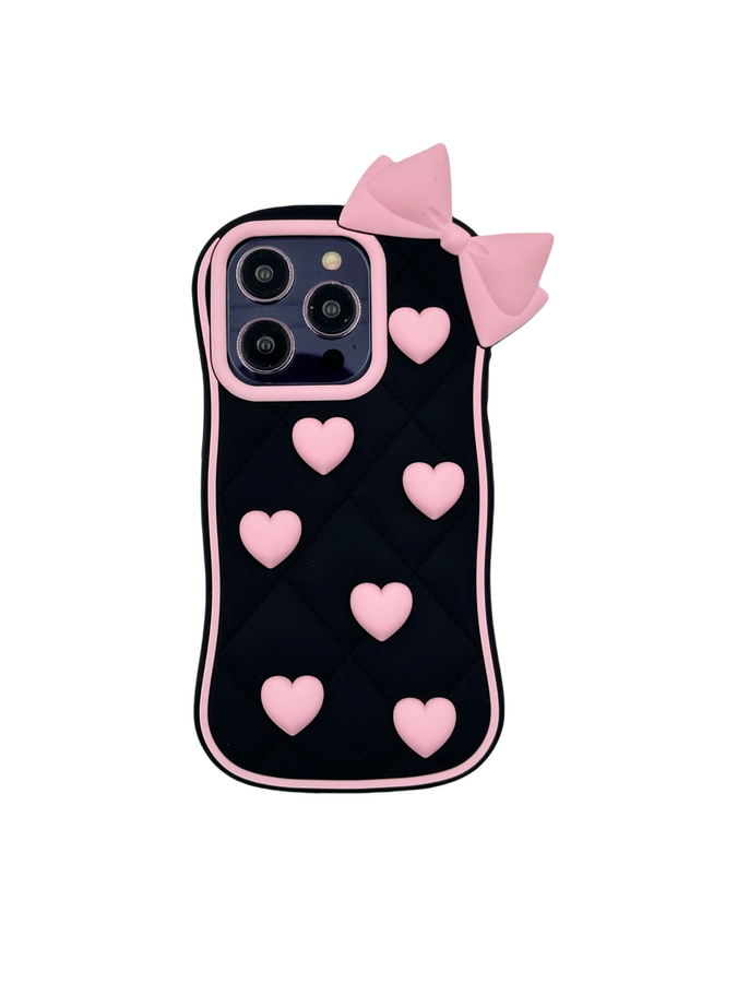 Maciņš 3D HEARTS IPHONE 16 PRO