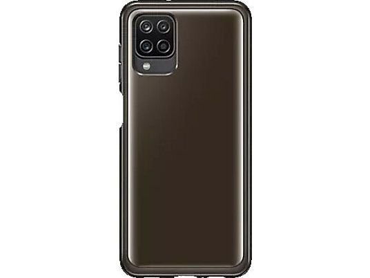SAMSUNG mīkstais caurspīdīgs maciņš Samsung Galaxy A12 melns