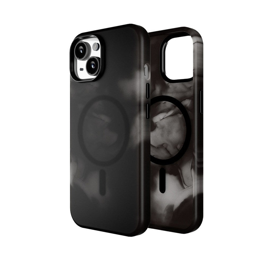 Puro AQUA iPhone 15 Pro maciņš ar MagSafe - melns