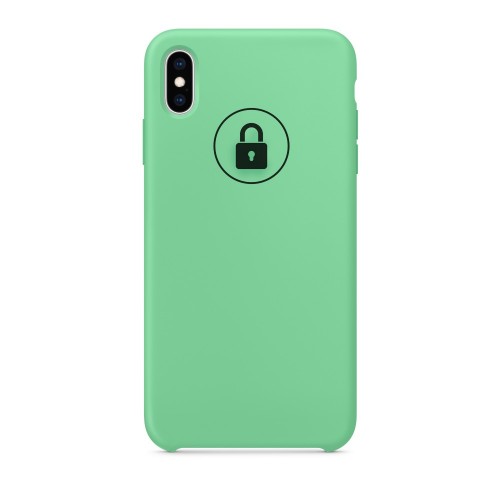 Phone Maciņš "Silicone Maciņš" priekš Apple iPhone Xs Max / Spearmint / in package