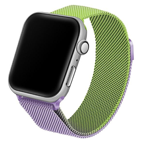 Beline siksniņa Apple Watch Steel 42/44/45/49mm zaļi violets