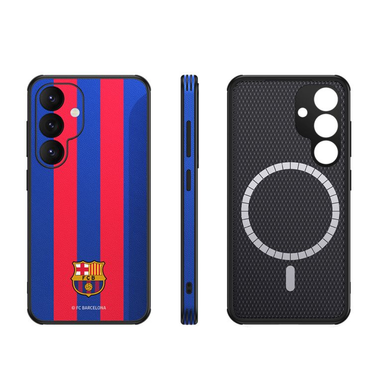 FC Barcelona maciņš Samsung Galaxy S25 magnētiskais maciņš MagSafe OCFCBMCS25BG BG