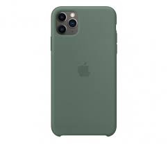 APPLE silikona maciņš IPHONE 11 PRO MAX MX012ZM/A PINE GREEN oriģinālā plomba