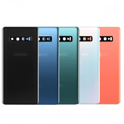 Aizmugurējais vāciņš Saderīgs ar Samsung G975 S10 Plus / Prism Zaļš / (ar camera lens) HQ