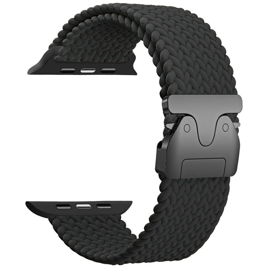 Beline Woven Nylon Parachute siksniņa Apple Watch 42/44/45/49mm melns
