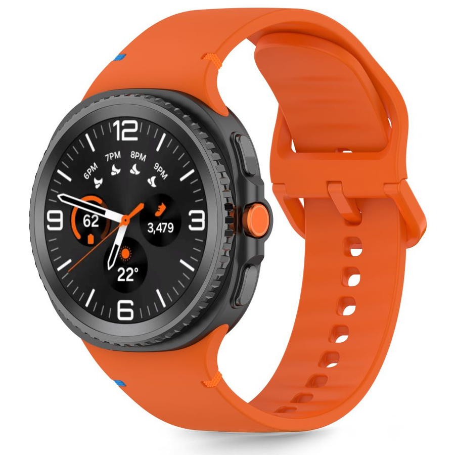 TECH-PROTECT SILICONE SAMSUNG GALAXY WATCH 8 / CLASSIC (40 / 44 / 46 MM) SPILGTI ORANŽS