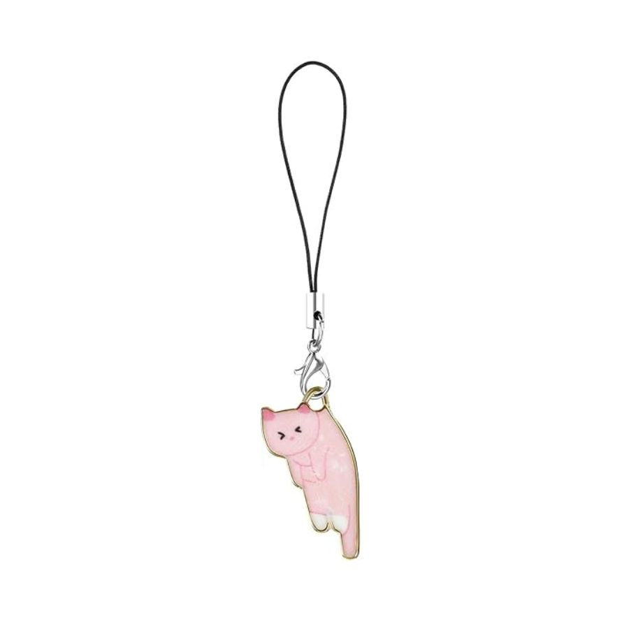 Pink cat pendant