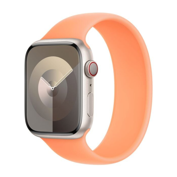 APPLE SIKSNIŅA APPLE WATCH SOLO LOOP MTAX3ZM/A 39/40/41/42MM IZMĒRS 2 ORANŽS SORBET ORIĢINĀLĀ PLOMBA