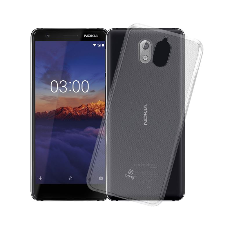 Crong Crystal Slim Cover - aizsargājošs maciņš Nokia 3.1 (clear)