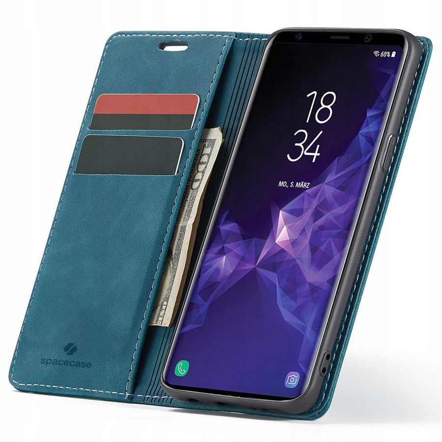 Spacecase maka maciņš Galaxy S9 zils