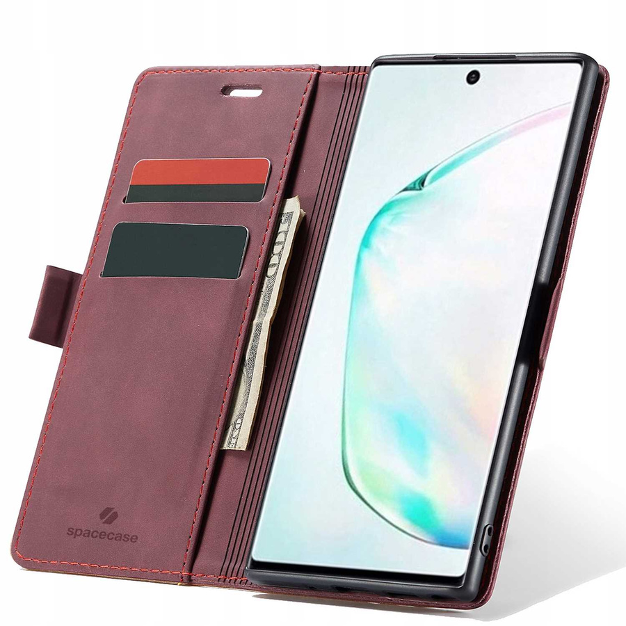 Spacecase maka maciņš Galaxy Note 10+ sarkans
