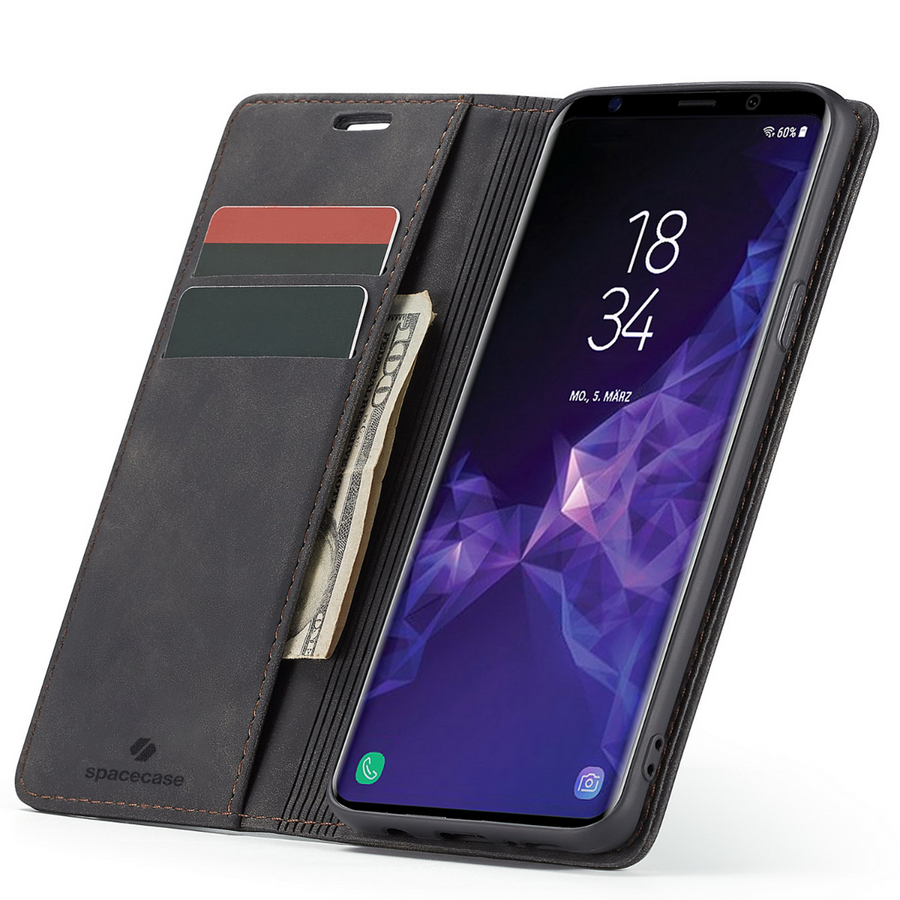 Spacecase maka maciņš Galaxy S9+ melns