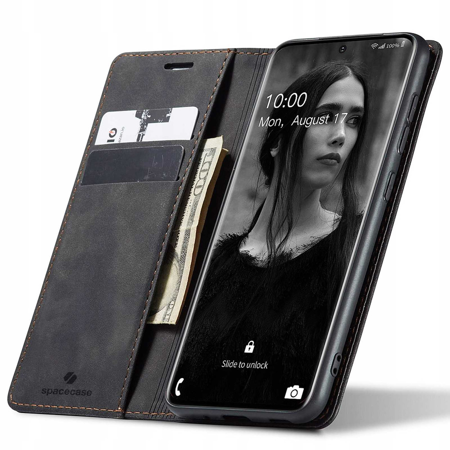 Spacecase maka maciņš Galaxy S20 melns