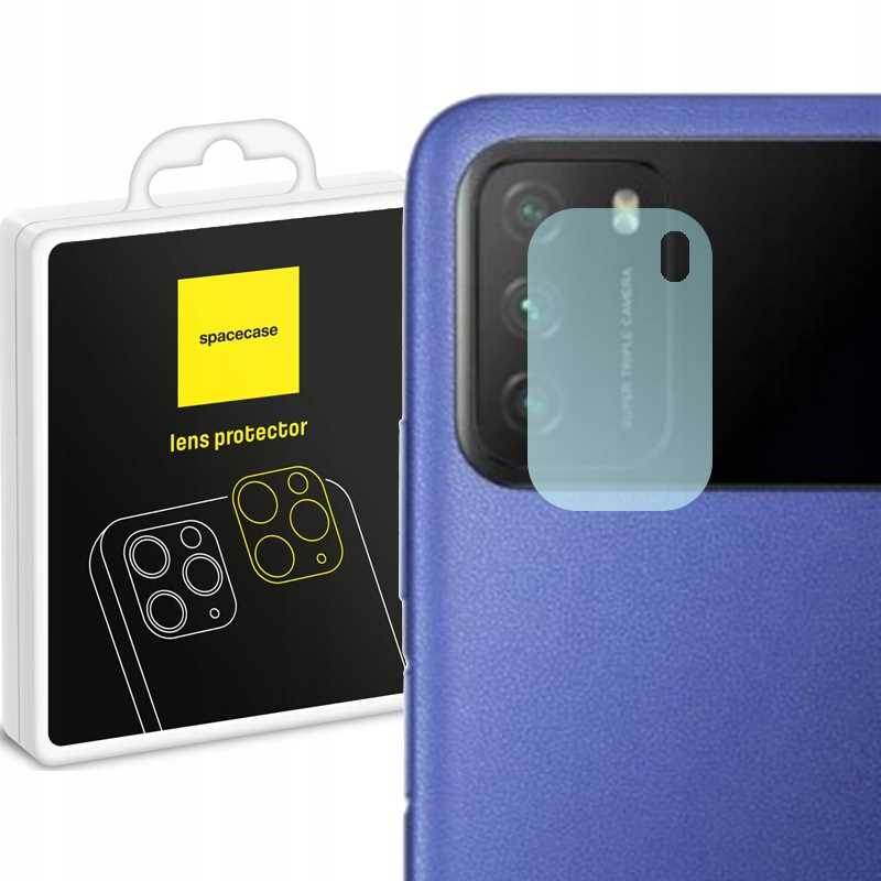 Spacecase kameras stikls Camera Glass Poco M3
