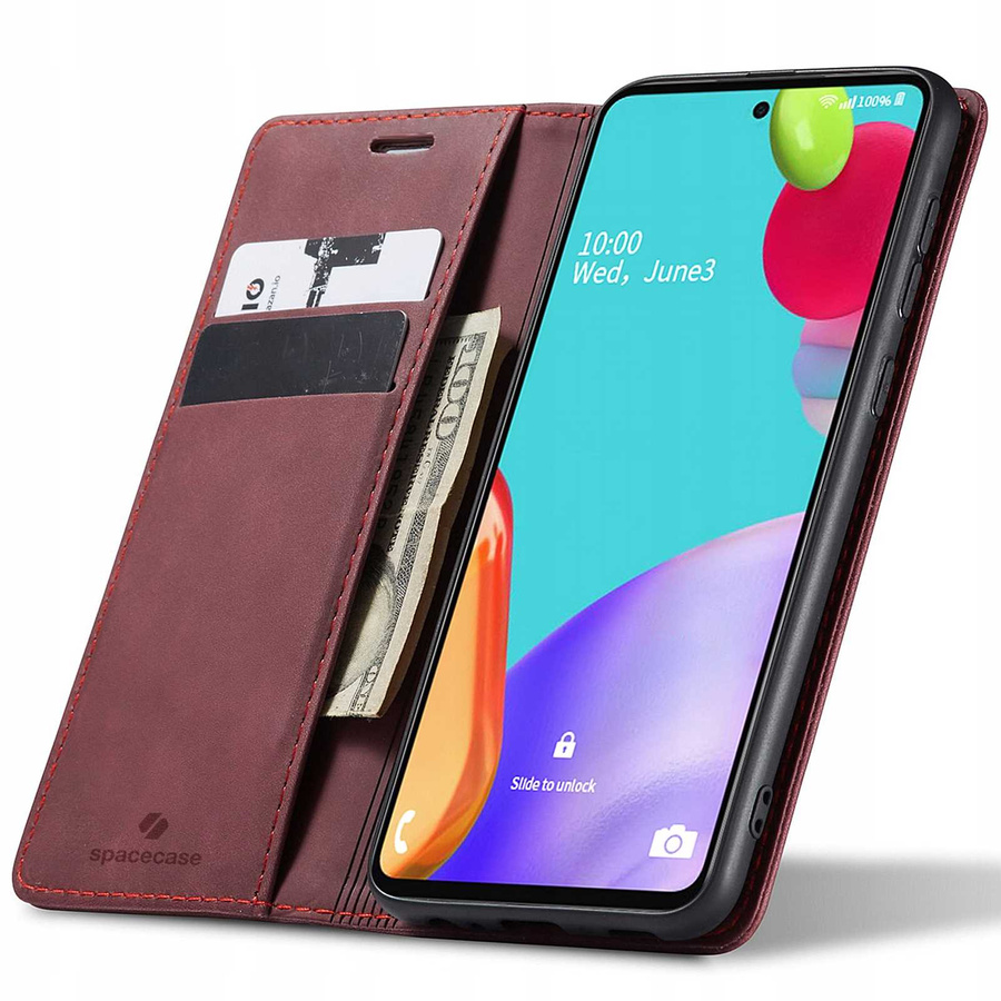 Spacecase maka maciņš Galaxy A52 5G sarkans