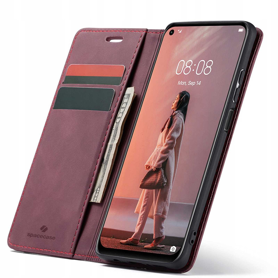 Spacecase maka maciņš Huawei P40 Lite sarkans