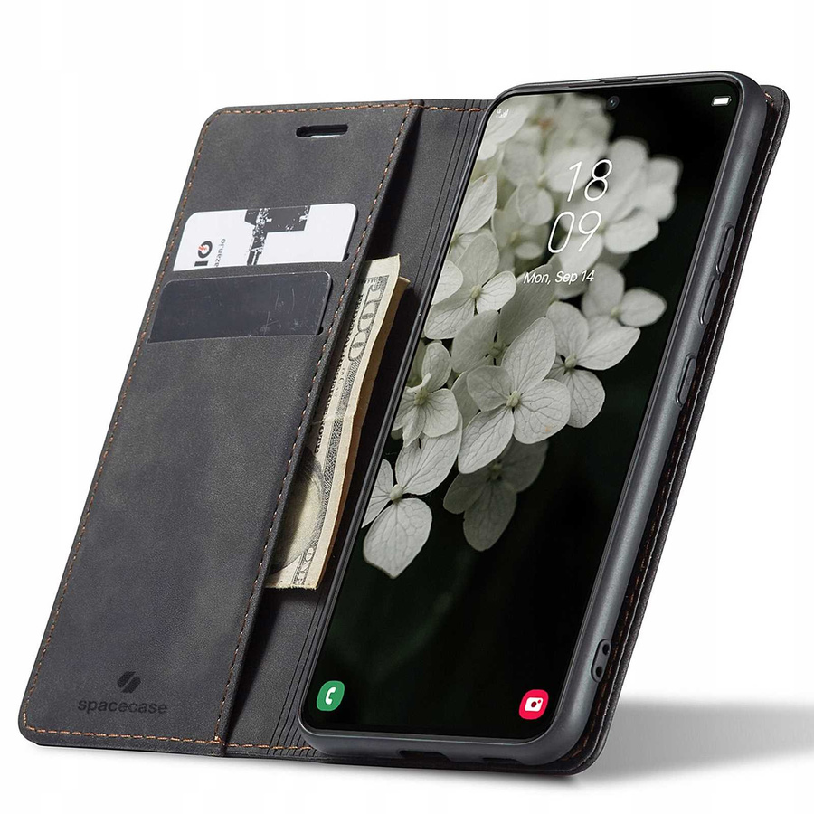 Spacecase maka maciņš Galaxy S22+ melns