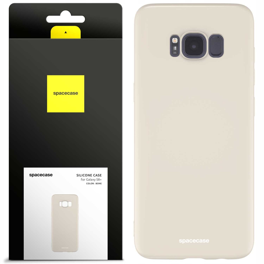 Spacecase silikona maciņš Galaxy S8+ kaula krāsas