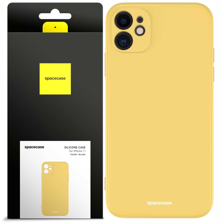 Spacecase silikona maciņš iPhone 11 dzeltens