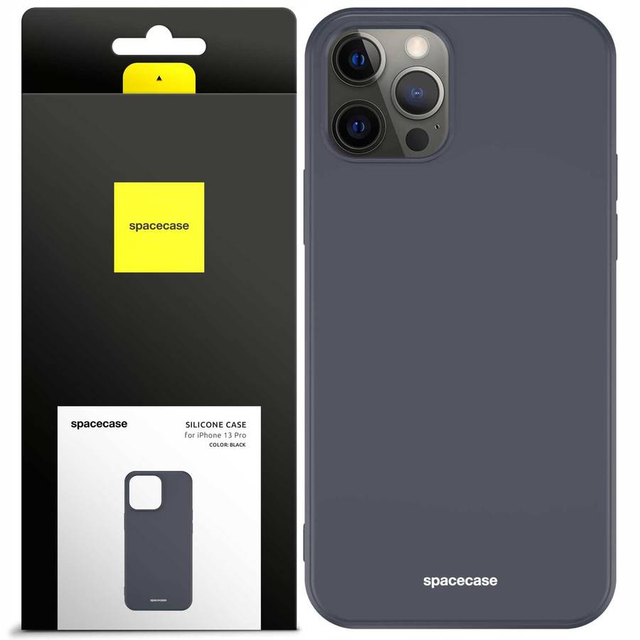 Spacecase silikona maciņš iPhone 13 Pro melns