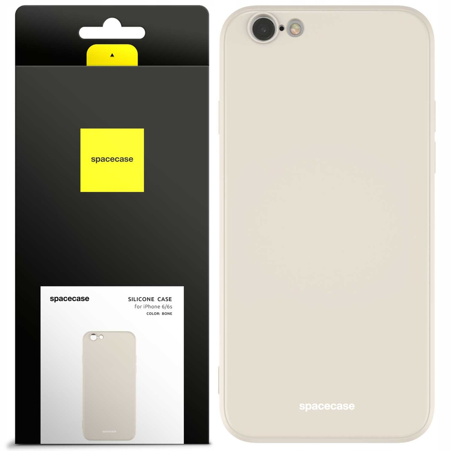 Spacecase silikona maciņš iPhone 6/6s kaula krāsas