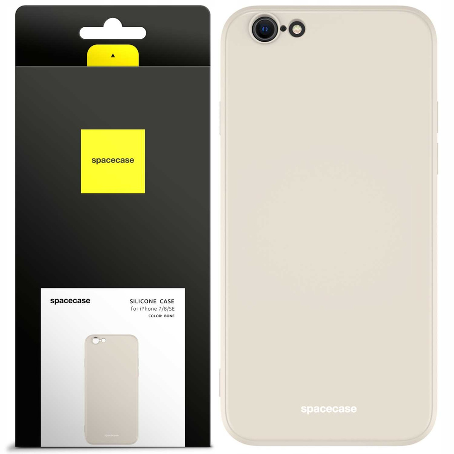 Spacecase silikona maciņš iPhone 7/8/SE kaula krāsas