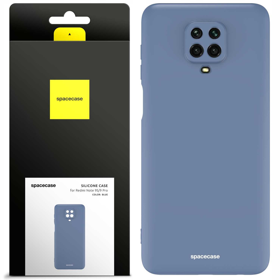Spacecase silikona maciņš Redmi Note 9S/9 Pro zils