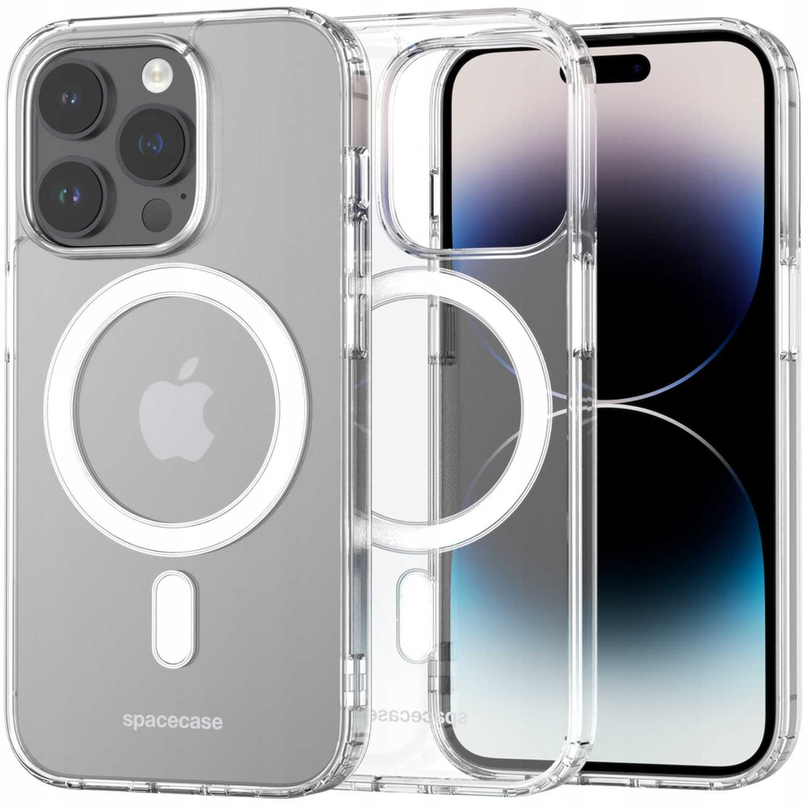 Spacecase caurspīdīgs maciņš Clear Mag iPhone 14 Pro Max