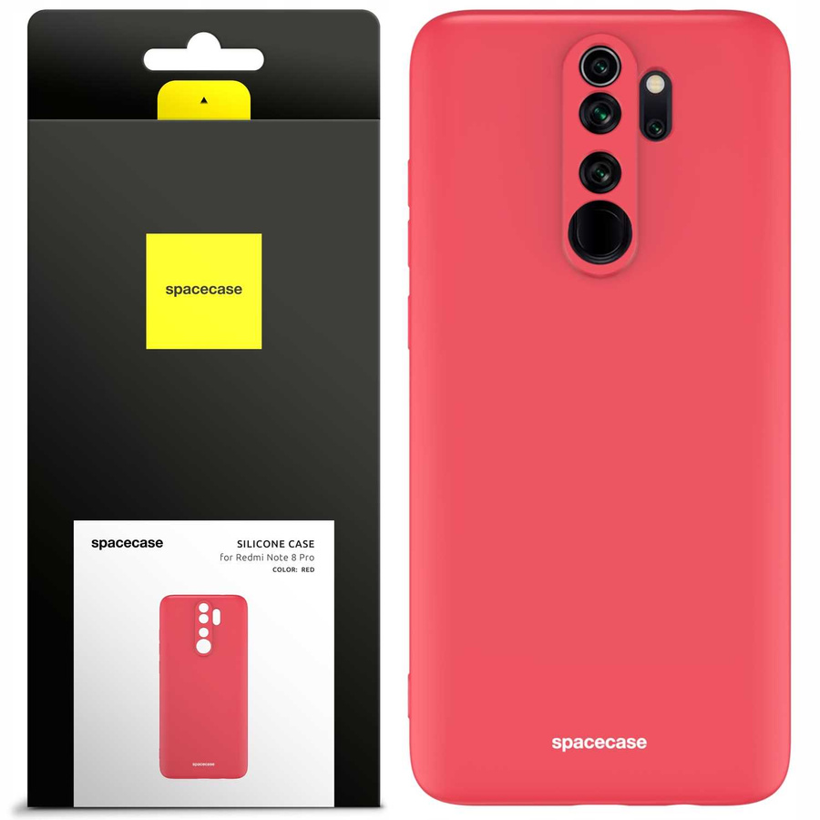 Spacecase silikona maciņš Redmi Note 8 Pro sarkans