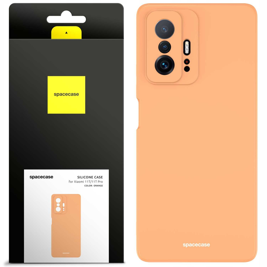 Spacecase silikona maciņš Xiaomi 11T/11T Pro oranžs