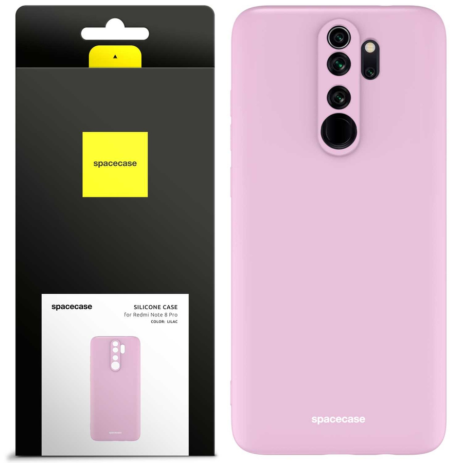 Spacecase silikona maciņš Redmi Note 8 Pro ceriņu