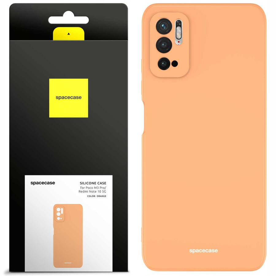 Spacecase silikona maciņš Poco M3 Pro/Note 10 5G oranžs