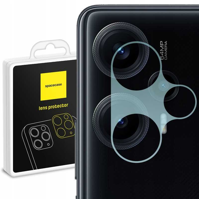 Spacecase Kameras aizsargstikls Poco F5
