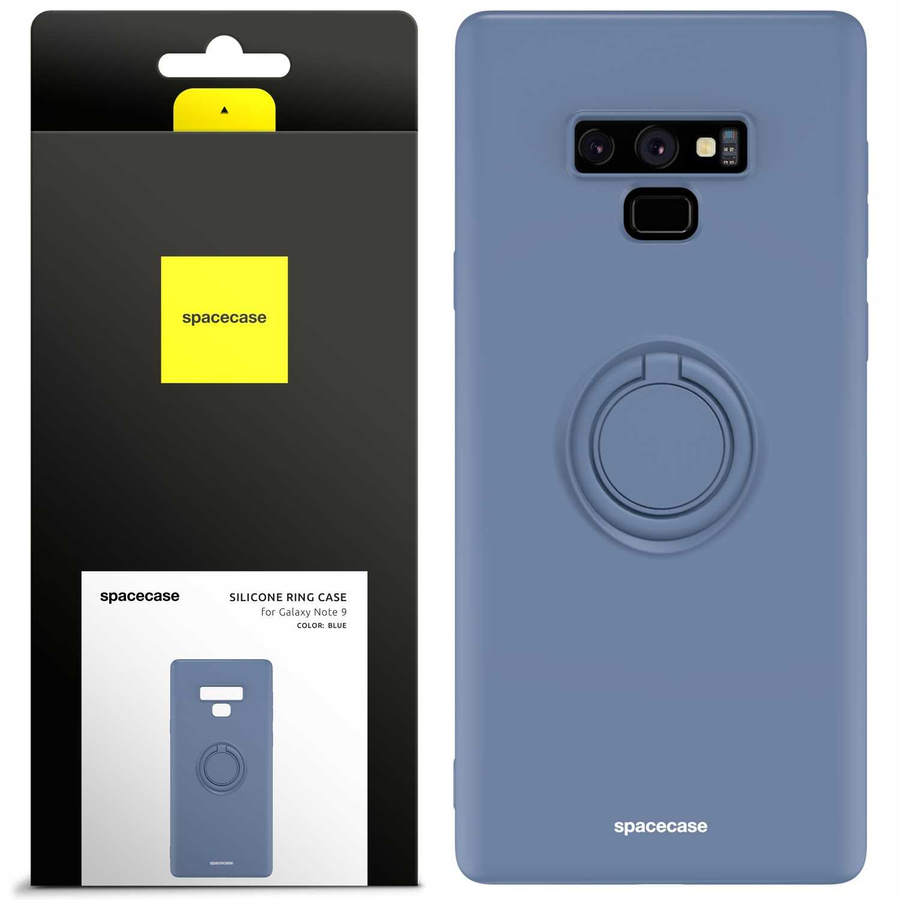 Spacecase Silikona maciņš ar gredzenu Galaxy Note 9 zils
