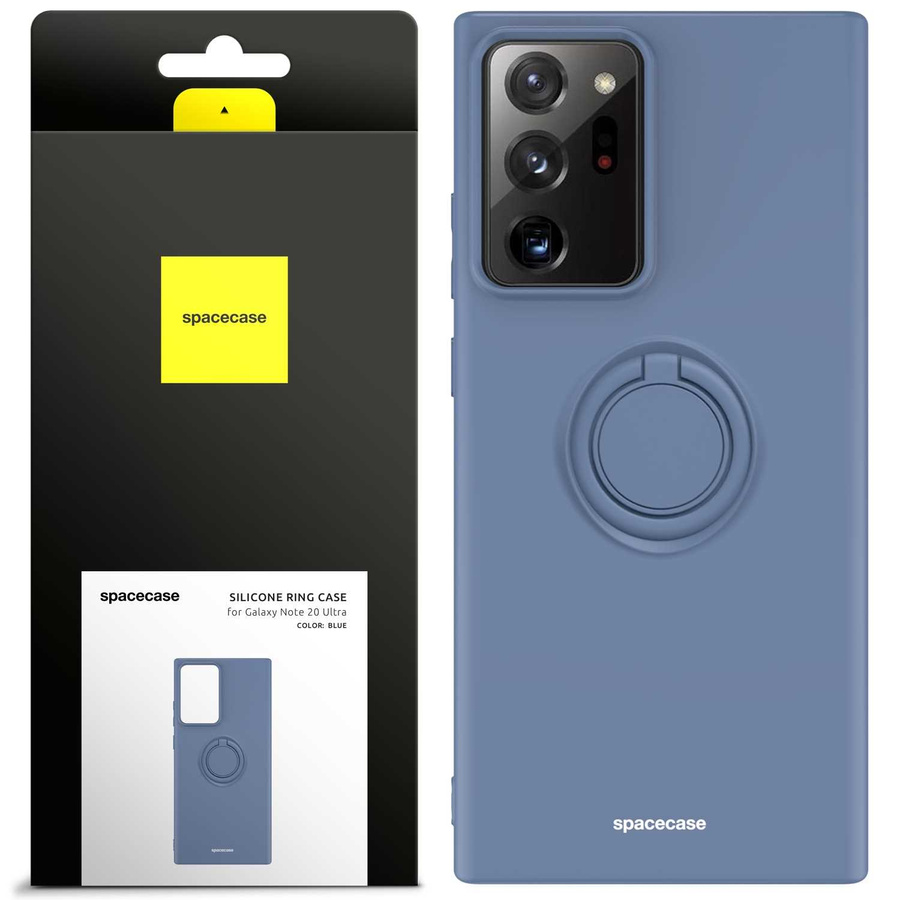 Spacecase Silikona maciņš ar gredzenu Galaxy Note 20 Ultra zils