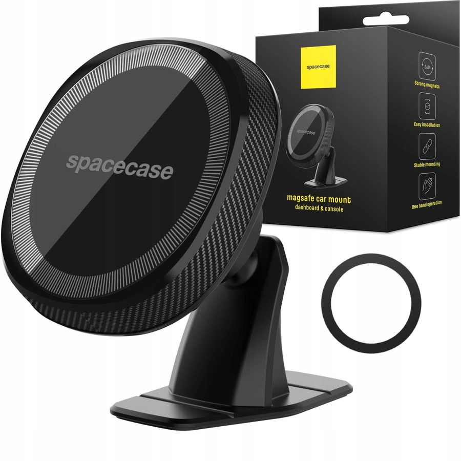 Spacecase Auto turētājs SC05 Dash/Console Magsafe melns