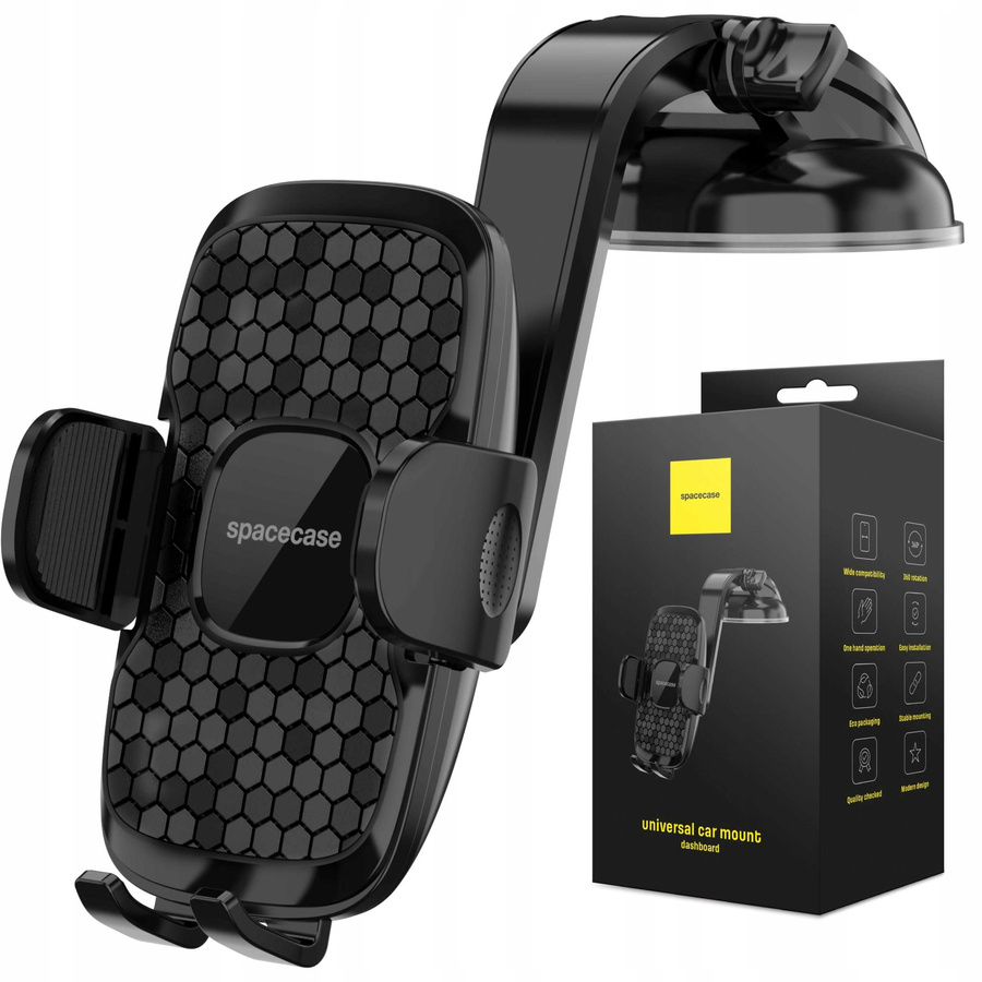 Spacecase Auto turētājs SC14 Ghost Dash melns