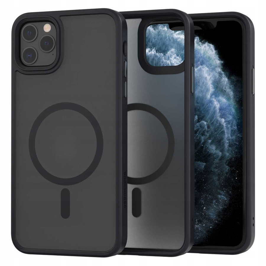 Spacecase Hibrīds magnētiskais maciņš iPhone 11 Pro Max melns
