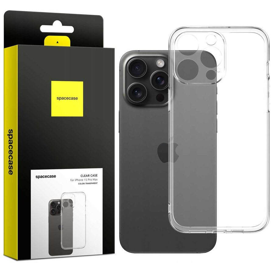 Spacecase Caurspīdīgs maciņš iPhone 15 Pro Max