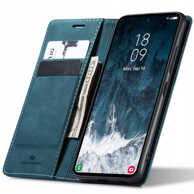 Spacecase Maciņš Wallet Galaxy S23 FE zils