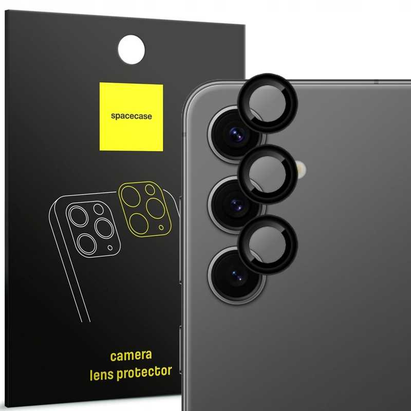 Spacecase Kameras stikls Camera Ring Galaxy S24 melns