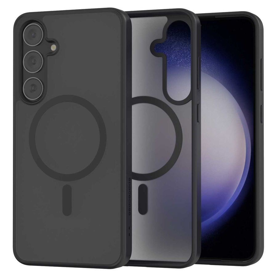 Spacecase Maciņš Hybrid Mag Galaxy S24+ melns