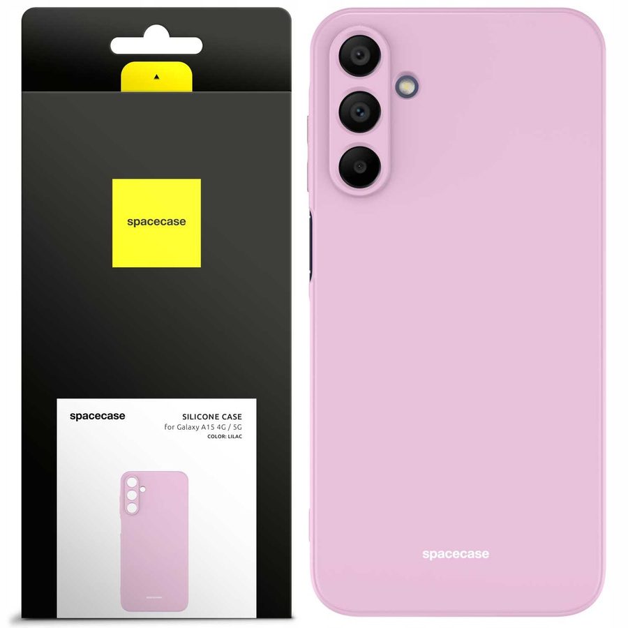 Spacecase Maciņš Silicone Case Galaxy A15 4G / 5G ceriņu