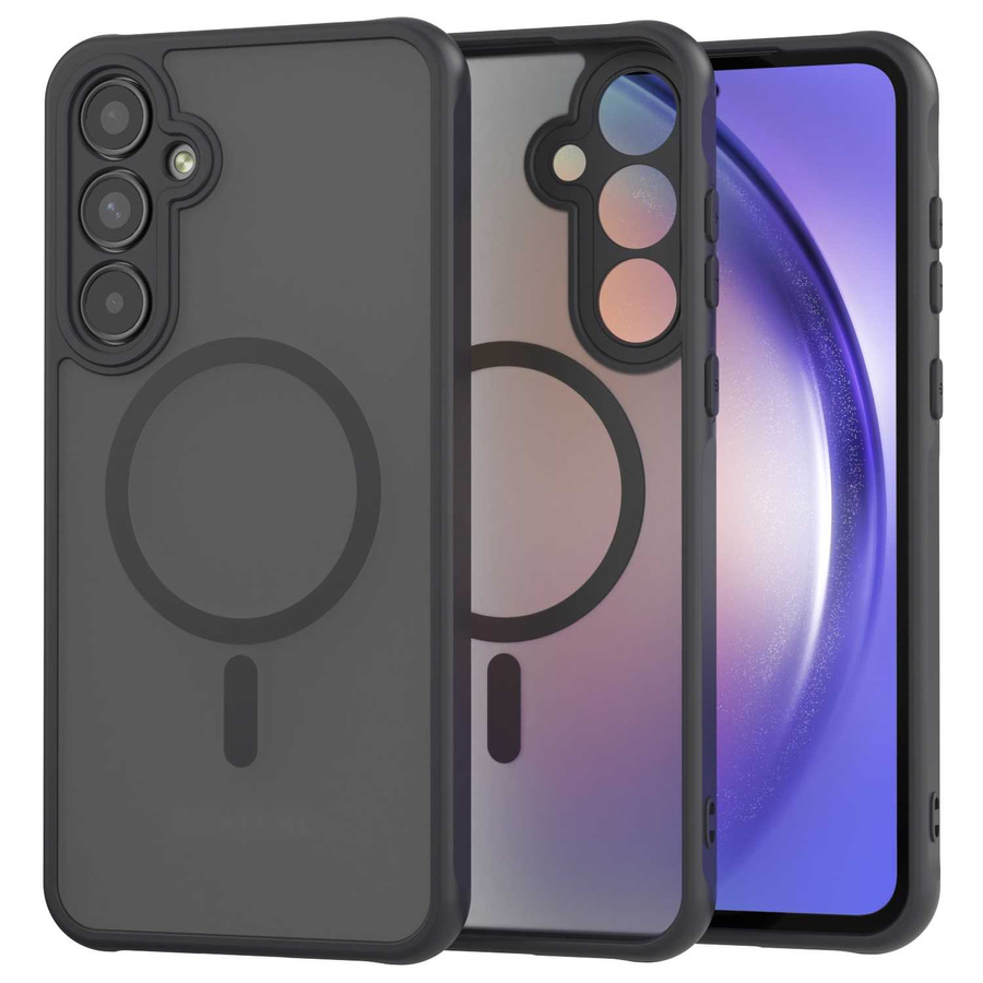 Spacecase Maciņš Hybrid Mag Galaxy A35 5G melns