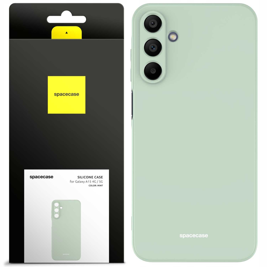 Spacecase Maciņš Silicone Case Galaxy A15 4G / 5G piparmētru