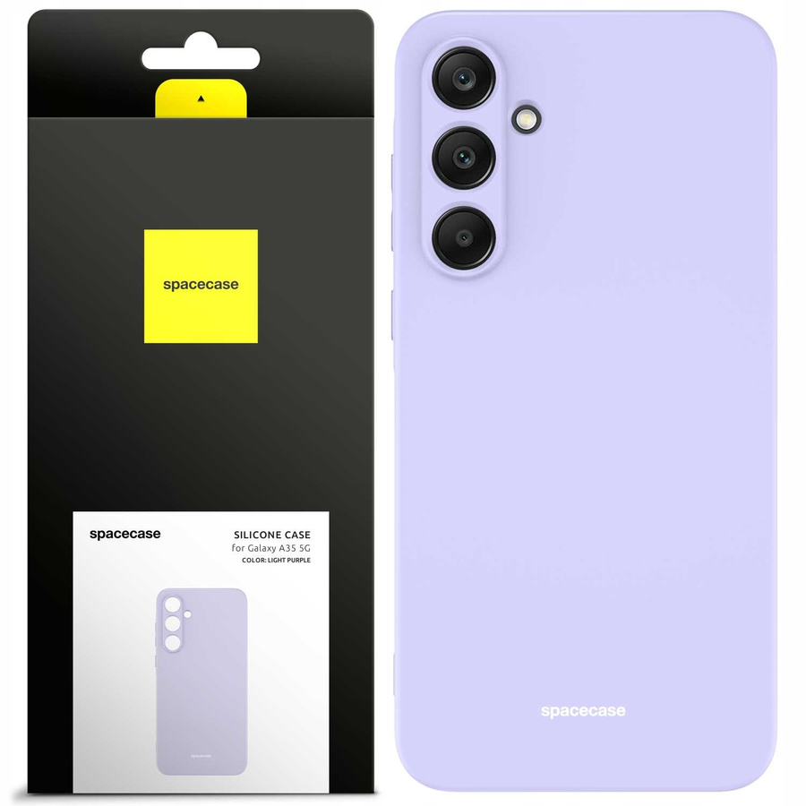 Spacecase Maciņš Silicone Case Galaxy A35 5G gaiši violets