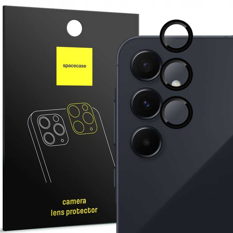 Spacecase Kameras stikls Camera Ring Galaxy A35 5G melns
